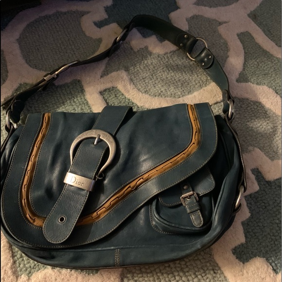 Dior Handbags - Teal blue Dior dust bag